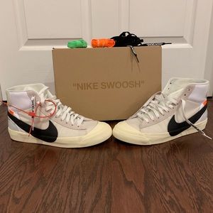 Off white Nike Blazer 10.5